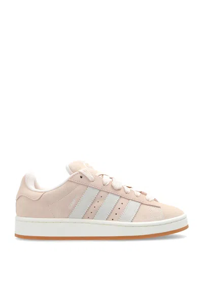 Adidas Originals Womens Wonqua Offwhite Wonqua Campus 00s Brand-stripe Low-top Suede Trainers In Pink
