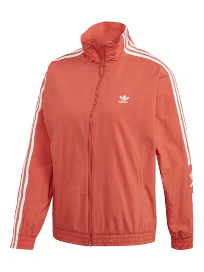 Adidas Originals Originals Track Jacket Wmns "trace Scarlet / White" In Orange