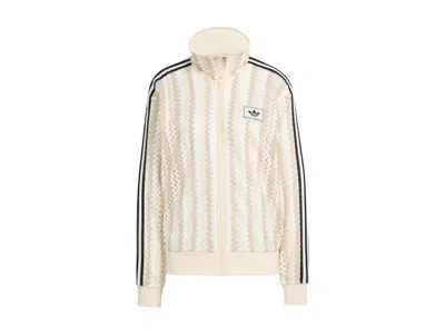 Pre-owned Adidas Originals Originals Women's Summer Glow Firebird Track Top In Wonder White
