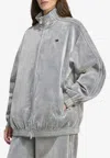 Adidas Originals Oversized Track Jacket Grey In Gray