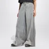 Adidas Originals Oversized Track Pants Grey In Gray