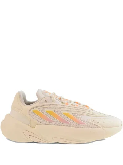 Adidas Originals Ozelia 3-stripes Sculpted Sneakers In Gold