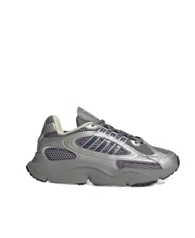 Adidas Originals Ozmillen 3-stripe Logo Sneakers In Gray