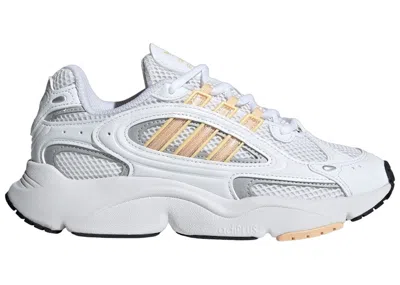 Pre-owned Adidas Originals Ozmillen (women's) Sneakers In Cloud White/glow Orange/crystal Sand