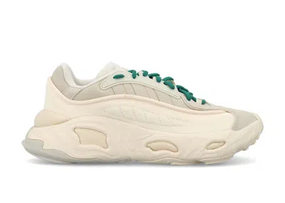 Pre-owned Adidas Originals Oznova Sneakers In Aluminium/ecru Tint/lush Green In Multi
