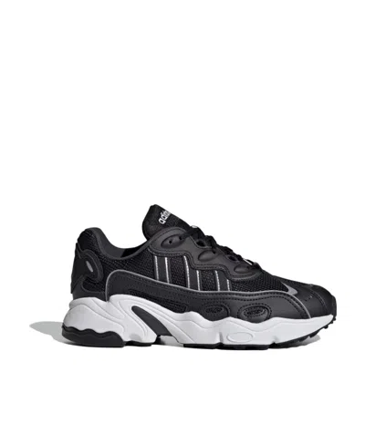 Adidas Originals Ozweego 3-stripes Lace-up Sneakers In Black