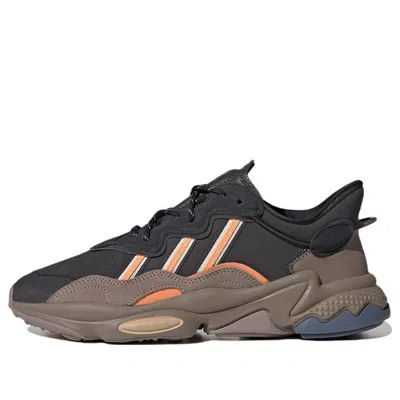 Adidas Originals Ozweego 'black Brown Orange' In Multi