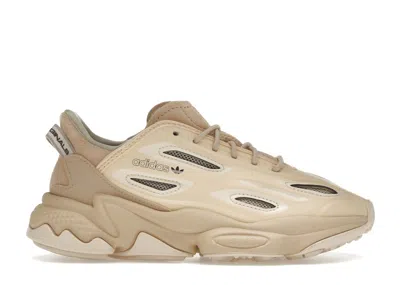 Pre-owned Adidas Originals Ozweego Celox (women's) Sneakers In Pale Nude/linen/light Brown
