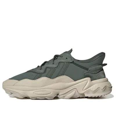Adidas Originals Ozweego 'green Gray' In Multi