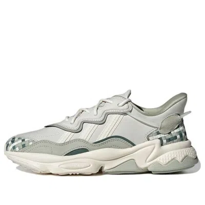 Adidas Originals Ozweego 'grey Green' In Multi