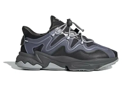 Pre-owned Adidas Originals Ozweego Plus Black (women's) Sneakers In Core Black/grey/dust Purple