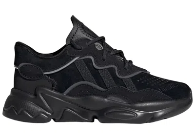 Pre-owned Adidas Originals Ozweego Sneakers In Core Black/night Metallic
