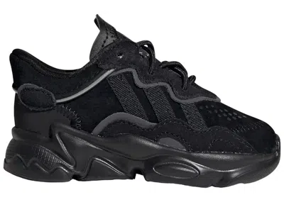 Pre-owned Adidas Originals Ozweego Sneakers In Core Black/night Metallic