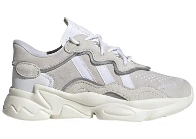 Pre-owned Adidas Originals Ozweego Sneakers In Crystal White/cloud White/off White