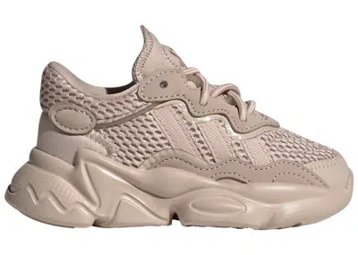 Pre-owned Adidas Originals Ozweego Sneakers In Wonder Taupe/cloud White