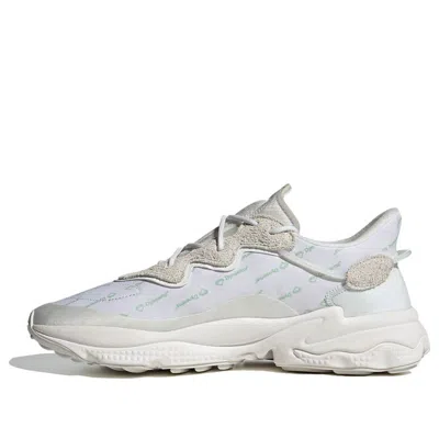Adidas Originals Ozweego 'white Green' In Multi