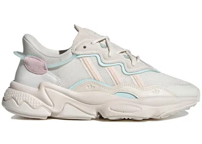 Pre-owned Adidas Originals Ozweego (women's) Sneakers In Cloud White/bliss Orange/almost Blue