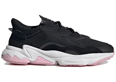 Pre-owned Adidas Originals Ozweego (women's) Sneakers In Core Black/clear Pink In Multi