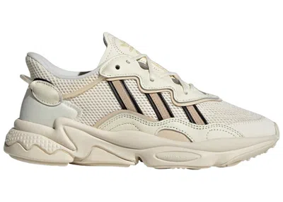 Pre-owned Adidas Originals Ozweego (women's) Sneakers In Cream White/wonder Gold Met./core Black