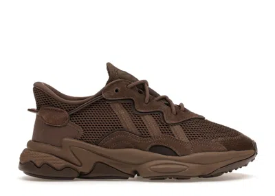 Pre-owned Adidas Originals Ozweego (women's) Sneakers In Earth Strata/dark Brown