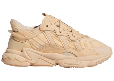 Pre-owned Adidas Originals Ozweego (women's) Sneakers In Glow Orange/crystal Sand/core Black In Multi