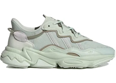 Pre-owned Adidas Originals Ozweego (women's) Sneakers In Linen Green/dash Grey/feather Grey