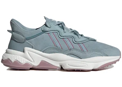 Pre-owned Adidas Originals Ozweego (women's) Sneakers In Magic Grey/crystal White/magic Mauve