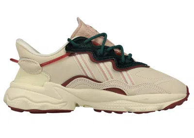 Pre-owned Adidas Originals Ozweego (women's) Sneakers In Sand/ash Pearl/collegiate Gree In Multi
