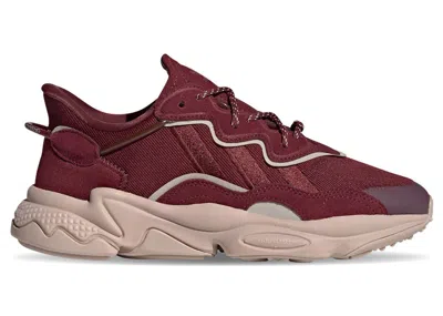Pre-owned Adidas Originals Ozweego (women's) Sneakers In Shadow Red/wonder Taupe In Multi