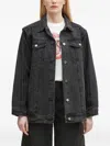 Adidas Originals Panelled Denim Jacket In Black