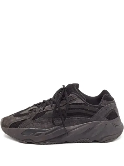 Pre-owned Adidas Originals Panelled Sneakers In Black