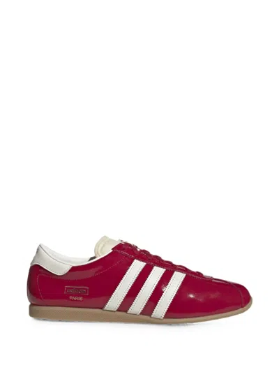 Adidas Originals Paris Leather Sneakers In Red