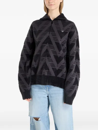 Adidas Originals Patterned Sweatshirt In Multi