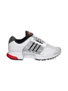 Adidas Originals Perforated-detailing Striped Low-top Sneakers In White