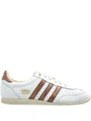 Adidas Originals Womens White Preloved Brown Cre Japan Leather Low-top Trainers In Multi