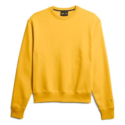 Pre-owned Adidas Originals Pharrell Williams Basics Crewneck Sweatshirt In Bold Gold