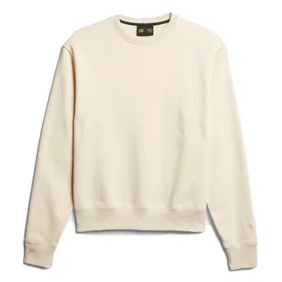 Pre-owned Adidas Originals Pharrell Williams Basics Crewneck Sweatshirt In Ecru Tint