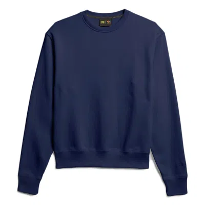 Pre-owned Adidas Originals Pharrell Williams Basics Crewneck Sweatshirt In Night Sky Blue