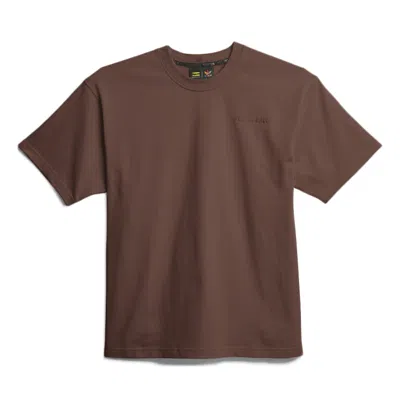 Pre-owned Adidas Originals Pharrell Williams Basics Tee Shirt In Earth Brown