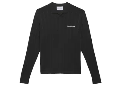 Pre-owned Adidas Originals Pharrell Williams Knit Long Sleeve Jersey (gender Neutral) In Black