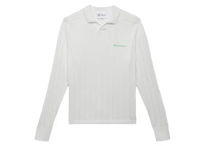 Pre-owned Adidas Originals Pharrell Williams Knit Long Sleeve Jersey (gender Neutral) In Cloud White