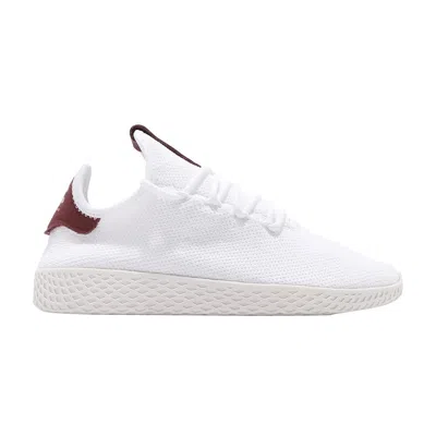 Pre-owned Adidas Originals Pharrell Williams X Wmns Tennis Hu 'collegiate Burgundy' In White
