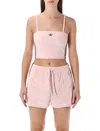 Adidas Originals Pink Terry Bandeau Top In Pink