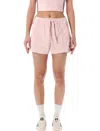 Adidas Originals Pink Terry Shorts In Pink