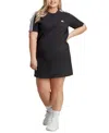 ADIDAS ORIGINALS PLUS SIZE ESSENTIALS 3-STRIPES BOYFRIEND T-SHIRT DRESS