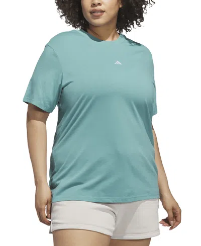 Adidas Originals Plus Size Essentials Logo T-shirt In Multi