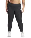 Adidas Originals Plus Size High-rise Full-length Leggings In Black