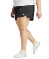 Adidas Originals Plus Size Pacer Essentials Performance High-rise Shorts