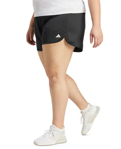 Adidas Originals Plus Size Pacer Essentials Performance High-rise Shorts