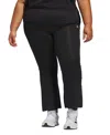 Adidas Originals Plus Size Small Logo Flare Pants In Black
